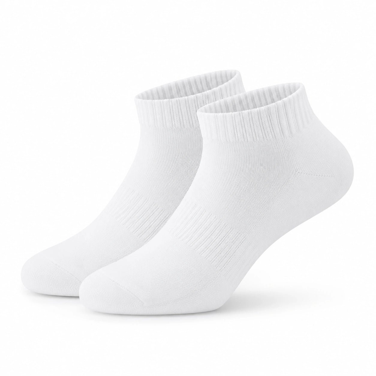 Calzini alla caviglia 35-38 in cotone bianco per uso quotidiano stile sportivo