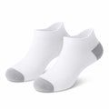 Calzini alla caviglia 35-38 in tessuto bianco e grigio per uso quotidiano